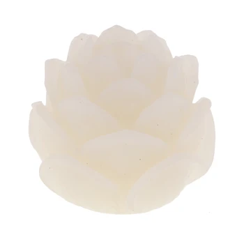 20mm Balta Bodhi Sėklos Amatų Granules, Medienos Ranka Raižyti Lotoso Gėlė