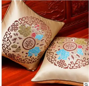 klasikinis siuvinėjimo žakardinės pagalvėlės dangtis tradicinių gėlių stilius užvalkalas mesti pagalvę padengti namų puošybai